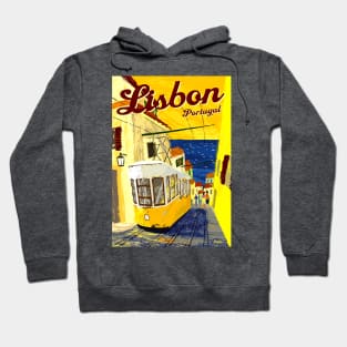 Vintage Travel Poster - Lisbon Hoodie